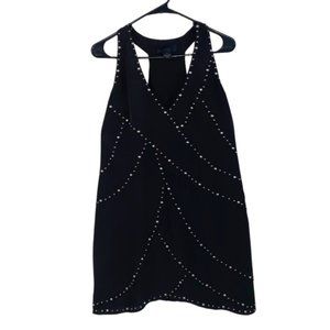 WYTON black dress with silver details size M